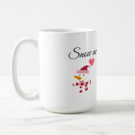 mysig snömannemugg kaffemugg