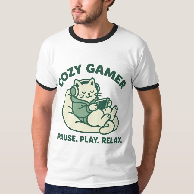  Mysig spelarläge T Shirt (Framsida)