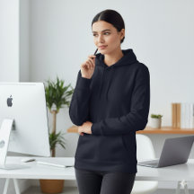 mysig stilren hoodie mjuk varm casual klänning fö