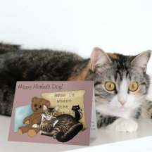 mysig tabby rosa mors dag