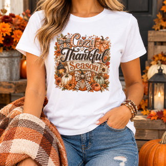 mysig varma årstid tackgiving t-shirt