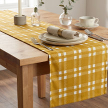 mysig varmgul gingham-ruta