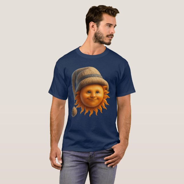  mysig vinter sol ☀️🧣 t shirt (Hel framsida)