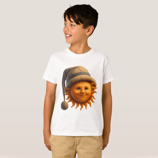  mysig vinter sol ☀️🧣 t shirt (Hel framsida)
