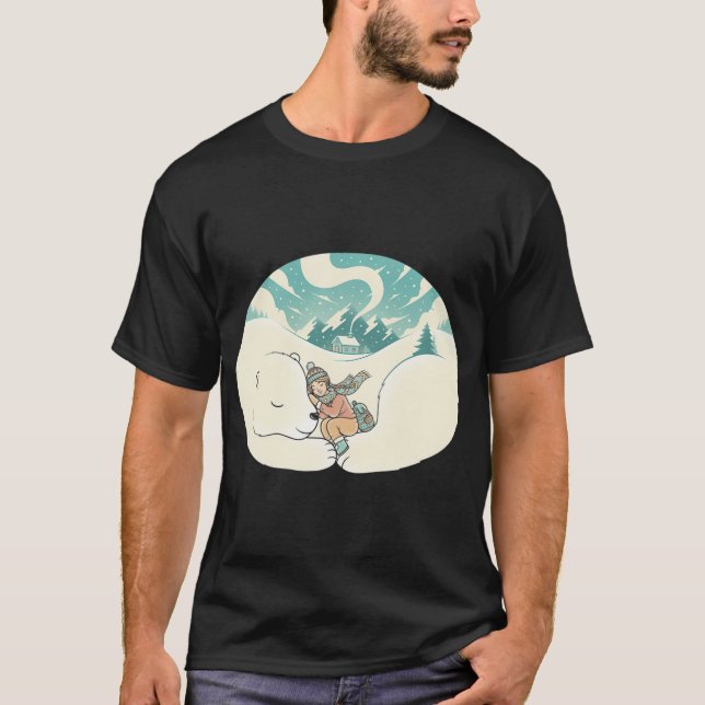 mysig vinter t shirt (Framsida)
