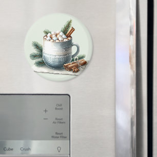 mysig vinterkakao-marshmallow-muggscen magnet
