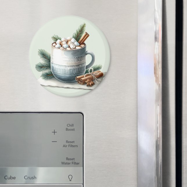  mysig vinterkakao-marshmallow-muggscen magnet (In Situ (Fridge))