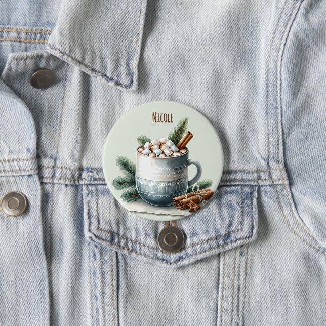 mysig vinterkakao-marshmallowscen knapp (In Situ)