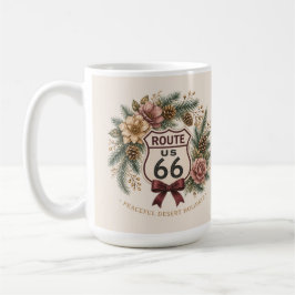 mysig vintermorgon Route 66 Centennial Fred Kaffemugg