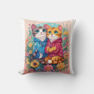"Mysiga assistenter: Purr-Fect Pillow Pals" Kudde