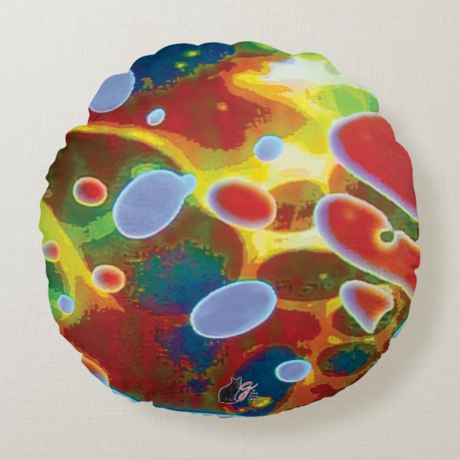 Mysiga behov rund kudde (Framsidan)