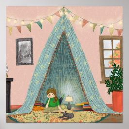 Mysiga Bok Nook Camp-In Caturday Poster