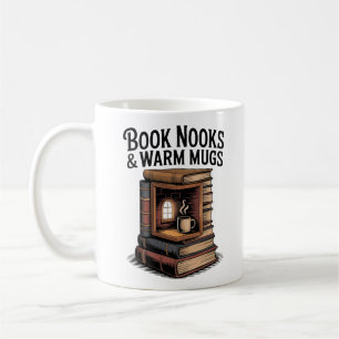 Mysiga Bok Nook och Mugg Vintage