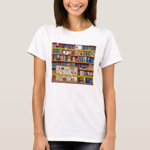 Mysiga bokhyllor för Mysteries T Shirt