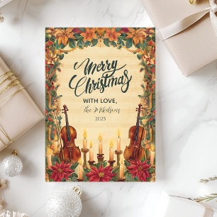 Mysiga Cinnamon Spice God jul Julkort