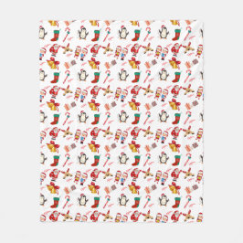 Mysiga Claus: Julsknuggla Blanket Fleecefilt