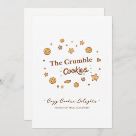 Mysiga cookie-deljus inbjudningar