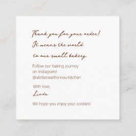 Mysiga cookie-deljus tilläggskort