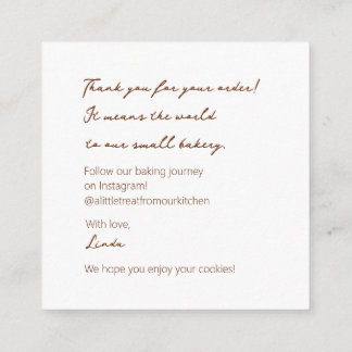 Mysiga cookie-deljus tilläggskort