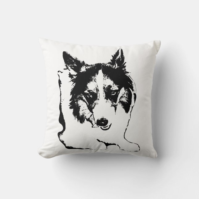 Mysiga Corgi av Candlelight Kudde (Framsida)