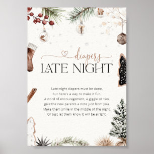 Mysiga dagstidningar, sena nattbabyskor Poster