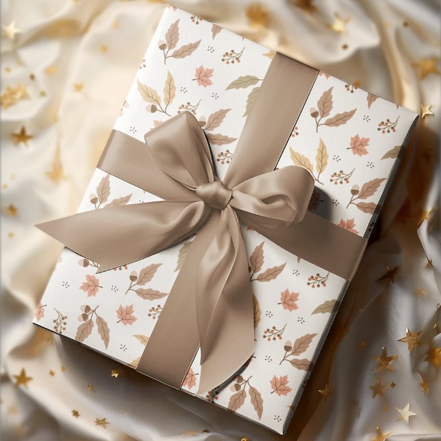 Mysiga Fall Höst löv Presentpapper (Skapare uppladdad)