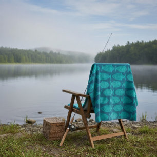 Mysiga fiskeflottan Blanket för fiskare Fleecefilt