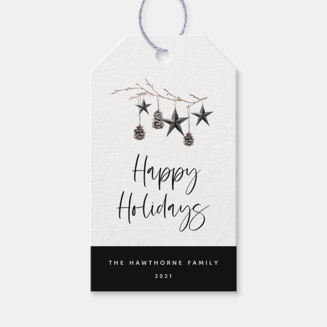 Mysiga Glad helg Presentetikett (Framsidan)