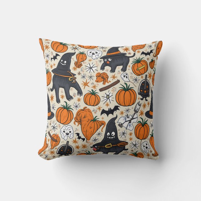 Mysiga Halloween Cushion Kudde (Framsida)
