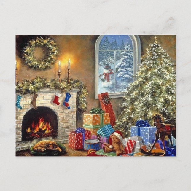 Mysiga Helgdagar Helg Vykort (Framsida)