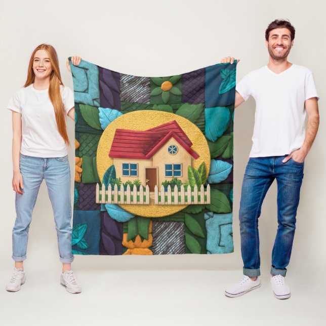 Mysiga hem fleecefilt (På plats)