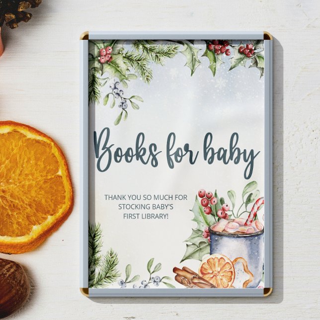 Mysiga Hetten Kakao Snowly bokar för baby Poster (Skapare uppladdad)