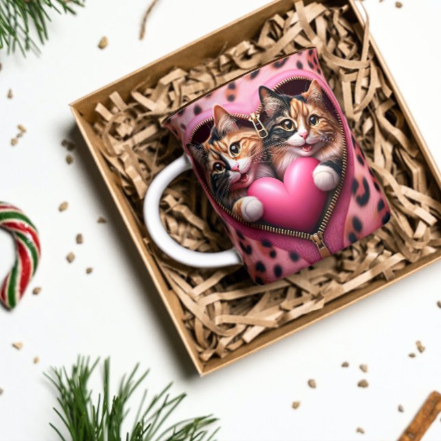 Mysiga hjärtans kaffe Mugg (Skapare uppladdad)