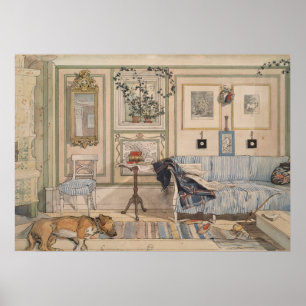 Mysiga hörnet (av Carl Larsson) Poster