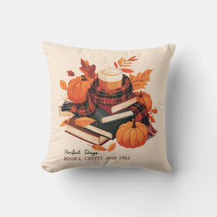 Mysiga hösten Dekorativ kudde - Fall Decor med Pum