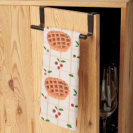 Mysiga hösten Paj och Sylt Mönster Kökshandduk