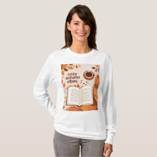 Mysiga hösten Vibes Dekorativ kudde - minimalistis T Shirt
