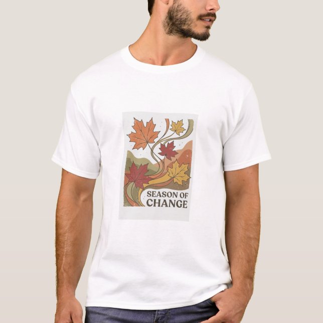  mysiga höststämningar med denna Årstid för Föränd T Shirt (Framsida)