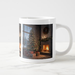 Mysiga jul Kväll Mugg Jumbo Mugg