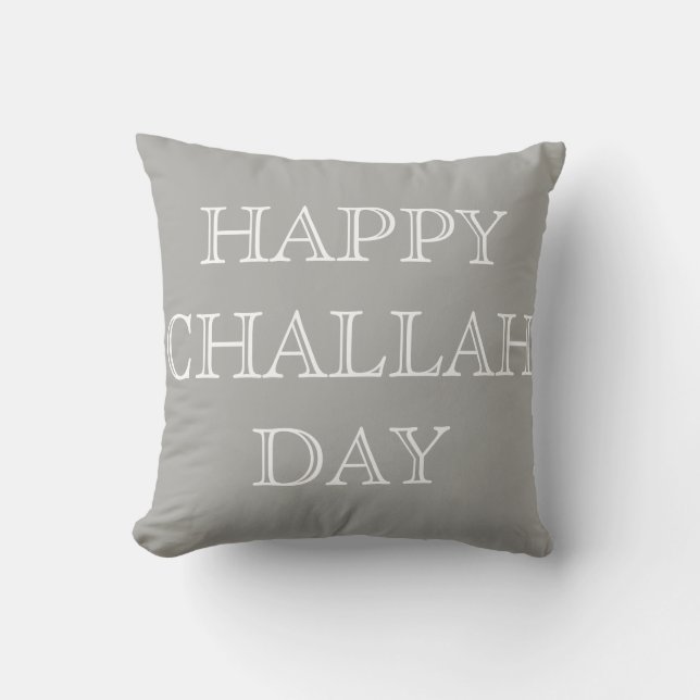 Mysiga juldagen Lycklig Challah Kudde (Framsida)