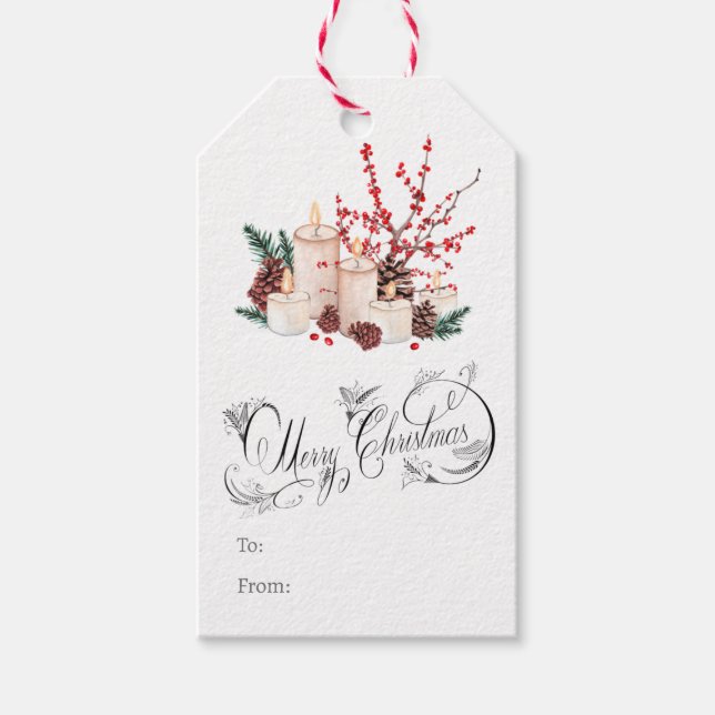 Mysiga Juletiketter Presentetikett (Framsidan)