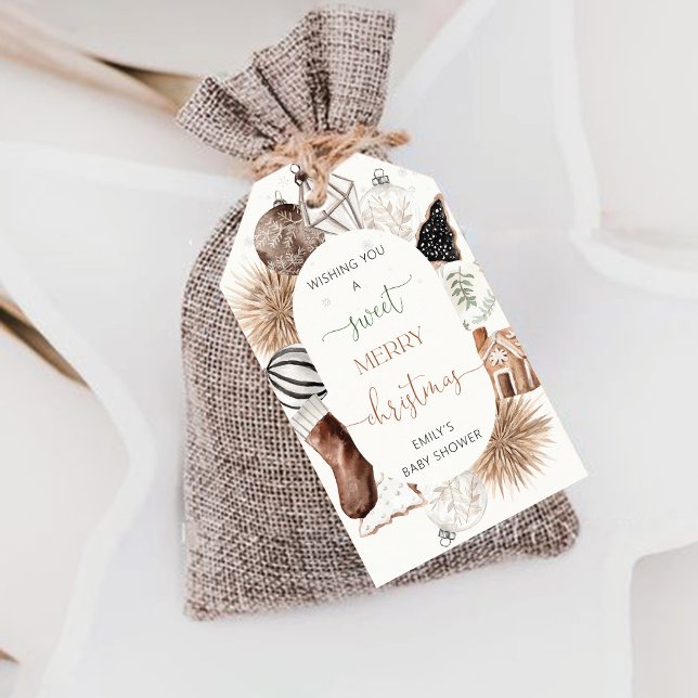 Mysiga Juletiketter Presentetikett (Skapare uppladdad)