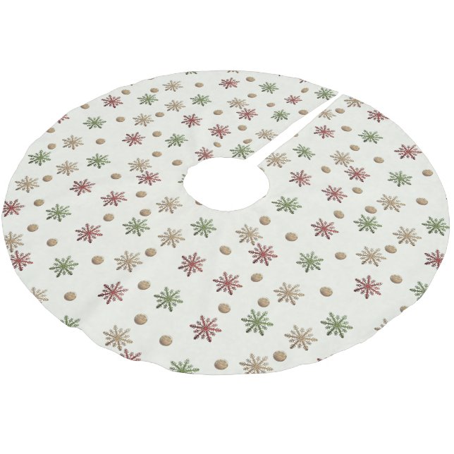 Mysiga Julgran Skirt Julgransmatta Borstad Polyester (Vinklad)