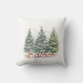 Mysiga Julgranar dekorativ Kudde