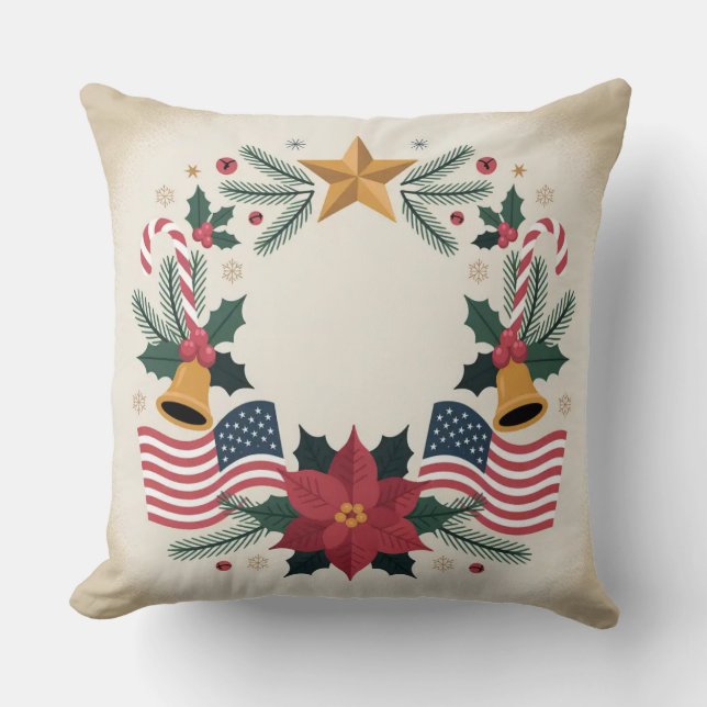 Mysiga julvibes - Festive Helgdag Pillows Kudde (Framsida)
