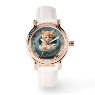 "Mysiga juveler: Kattens ylle Retreat" Armbandsur
