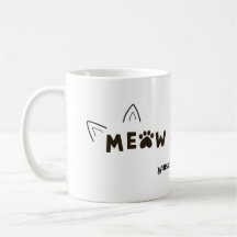 Mysiga kaffe- och kattCuddles Mugg