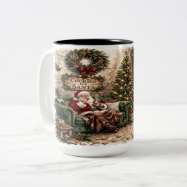 mysiga kakor till tomte jul,Tomte Två-Tonad Mugg