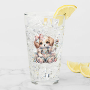 Mysiga Kawaii Cottagecore Farmcore Puppy Stil Glaskopp
