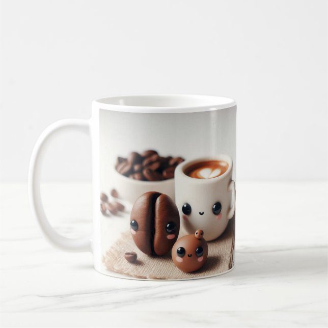 Mysiga Kopp i Joy/Cute Coffee Mugg (Vänster)